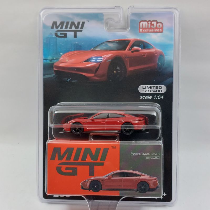 MiniGT Mini GT 289 Porsche Taycan Turbo S Carmine Red MiJo Blister
