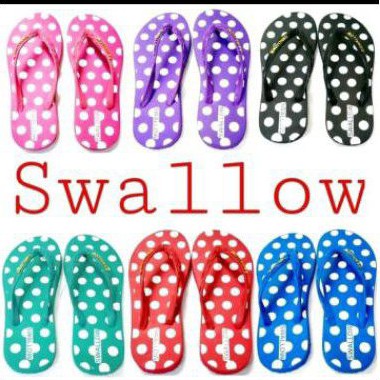 Sendal Jepit Swallow Polkadot / Sendal Jepit Wanita Swallow