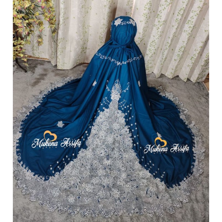 mukena bordir mewah bordir bukittinggi