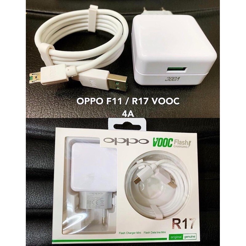 Tc Charger Casan Oppo Type C VOOC R17 A52020/A9 Original 4A