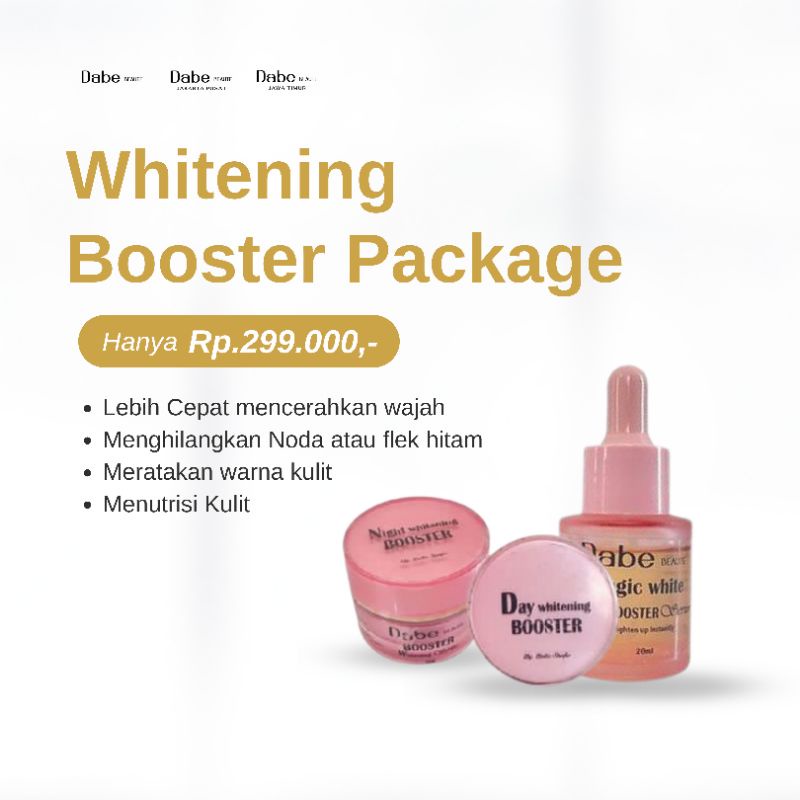 DABE BEAUTE - Whitening Booster Package