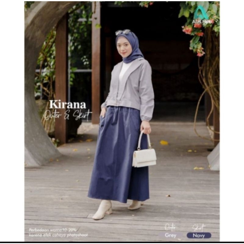 KIRANA SKIRT-OUTER BY AFAS HIJAB