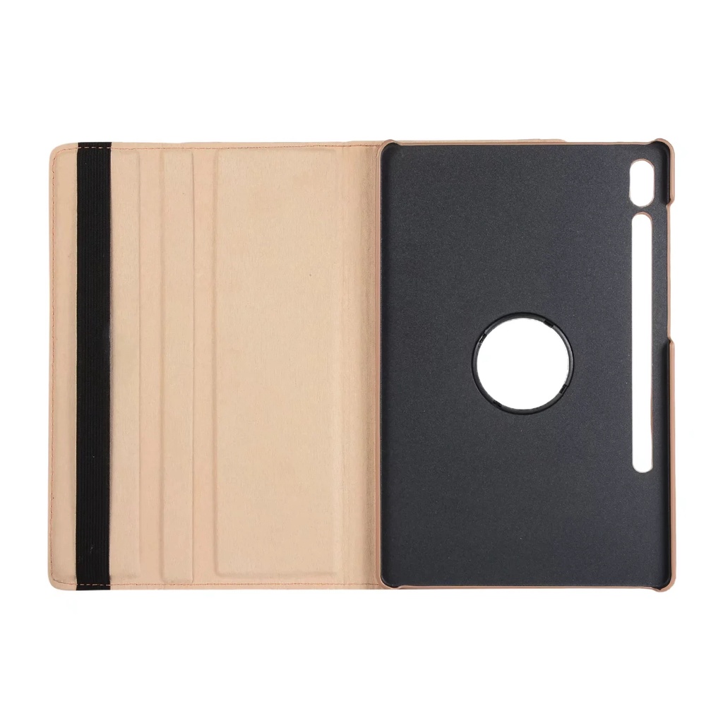 For Samsung Galaxy Tab S6 10.5 &quot;(2019) SM-T860 SM-T865 Tablet Flip Cover Fashion 360° Rotating Stand Leather Case Casing Pelindung Shockproof