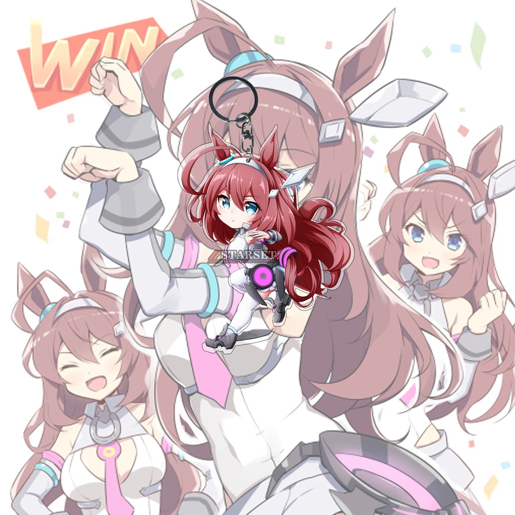 Gantungan Kunci Mihono Bourbon Ganci Umamusume