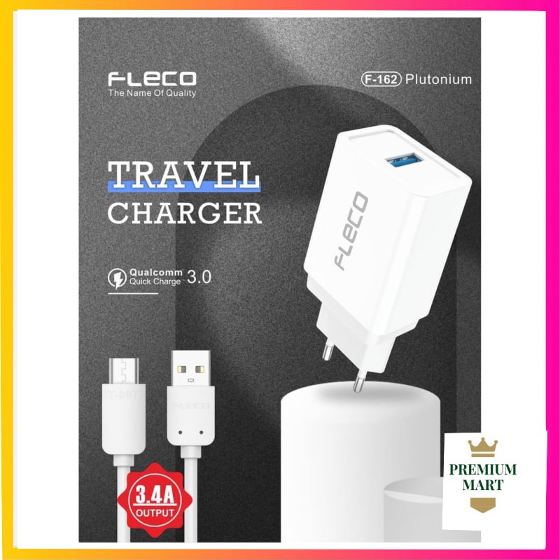 TC Charger Fleco fast Charging Qualcomm 3A [PM]