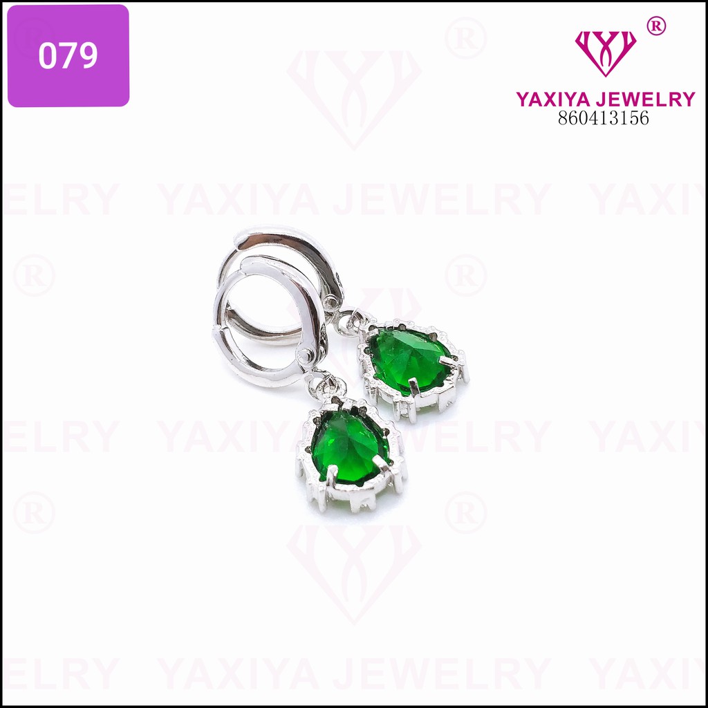 

Anting Emas Putih Silver Perhiasan Lapis Emas 18K Yaxiya Jewelry 079