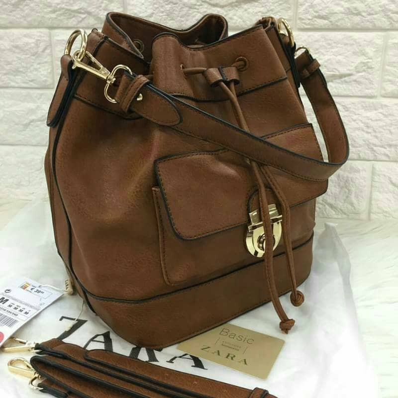 BEST SELLER Tas Zara Serut OriginaL Bahan Sintetis