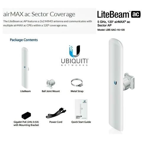 Ubiquiti LiteAP ac / LAP-120 / LBE-5AC16-120