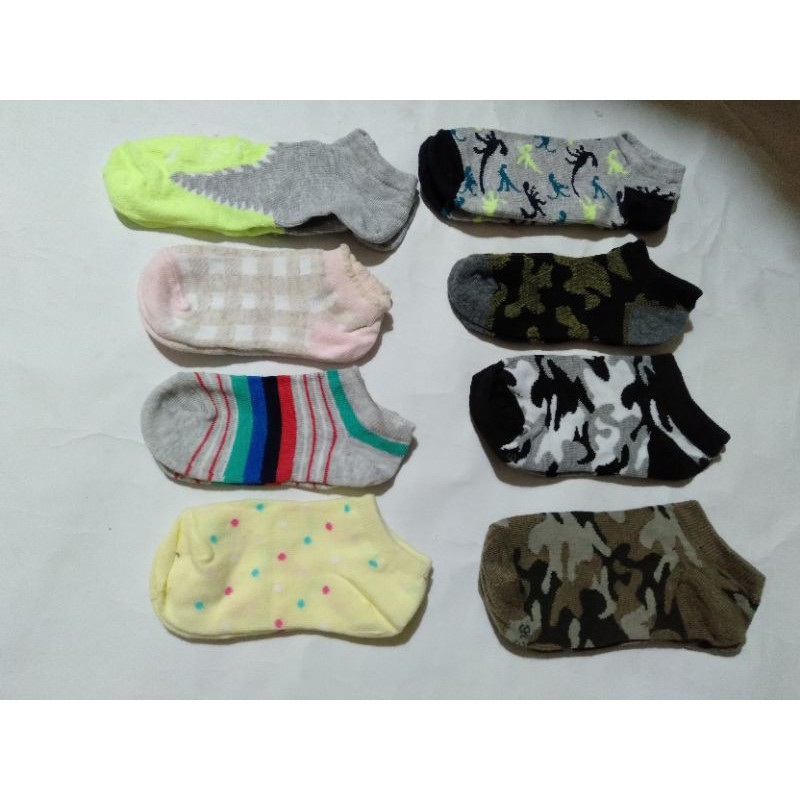 Mata kaki anak remaja motif cewek cowok (12 pasang)