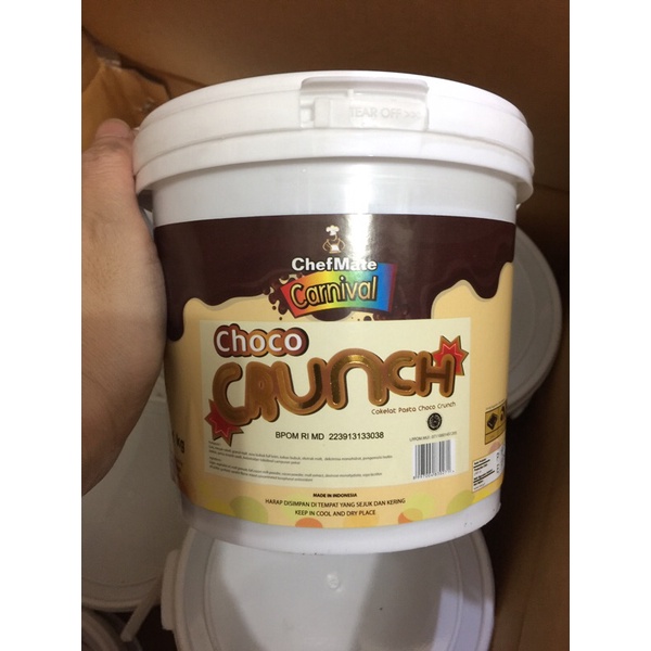 ChefMate Carnival Glaze Choco Crunch 1 kg Selai Coklat Chef Mate