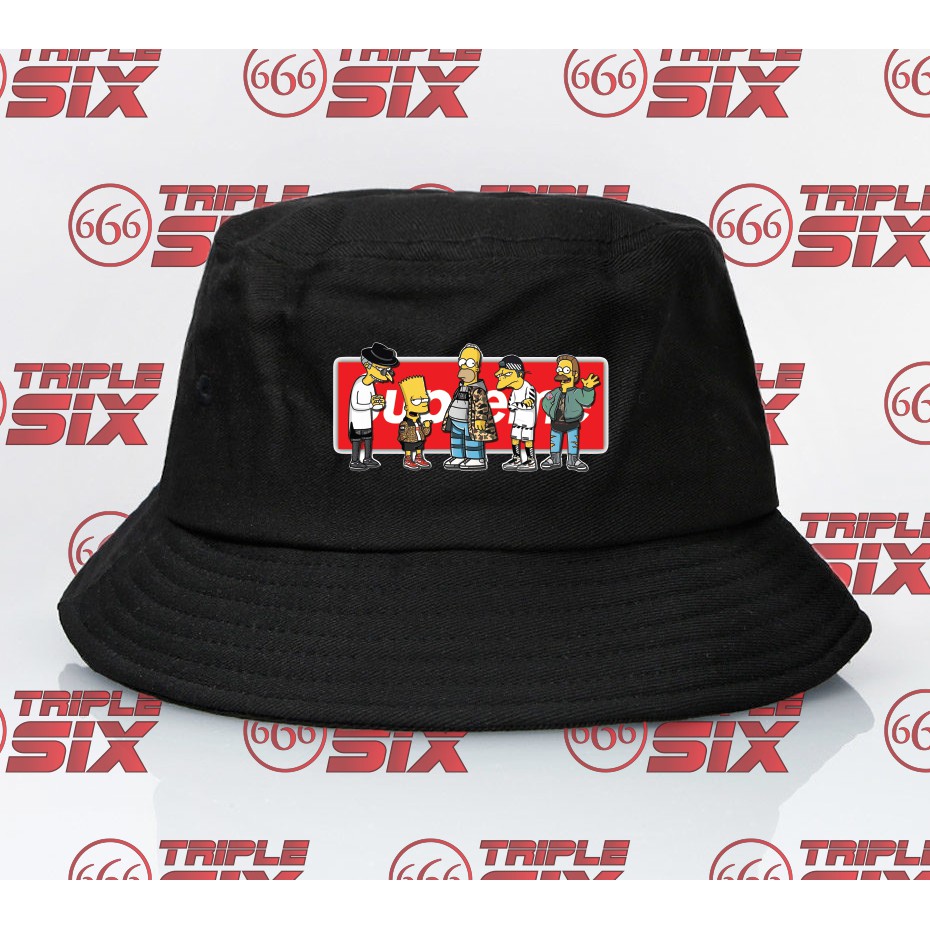 topi bucket premium supreme family simpson