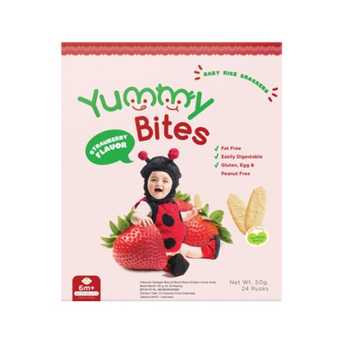 Yummy Bites Rice Crackers 25gr / 50 gr