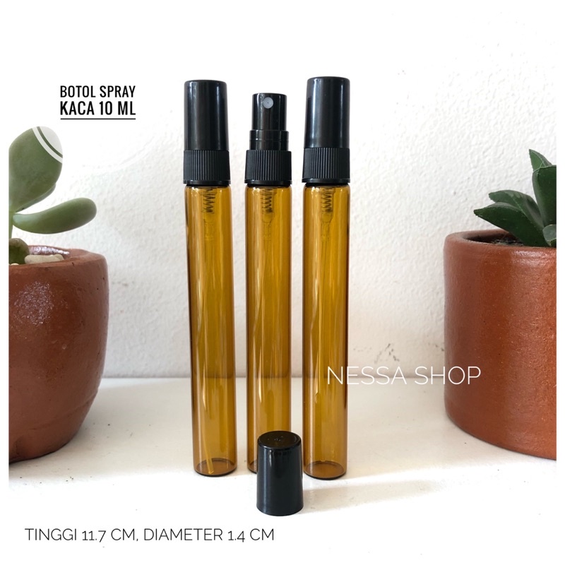 Botol Spray Kaca Tinggi 10 ml