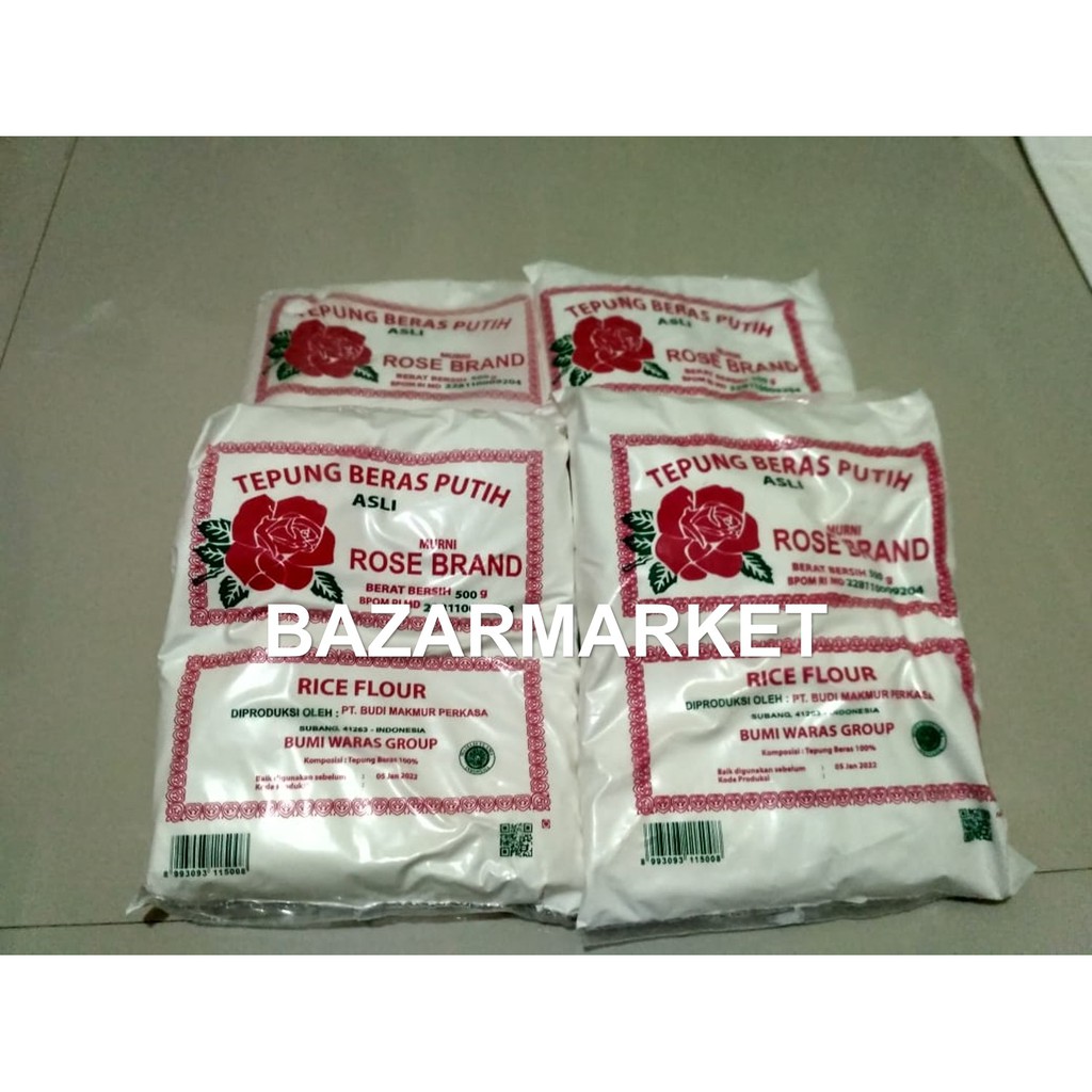 

Tepung Beras Rose Brand 500 gram