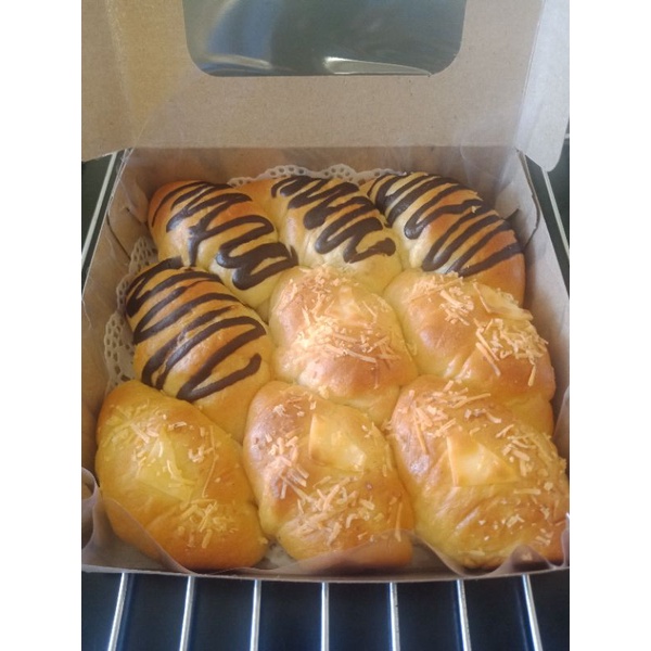 

RotiCoklat/keju/campur coklat keju isi 9