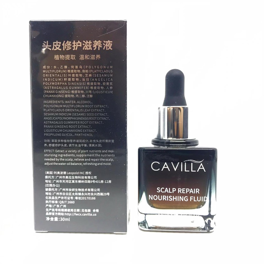 CAVILLA SCALP REPAIR NOURISHING FLUID / SERUM PENUMBUH RAMBUT