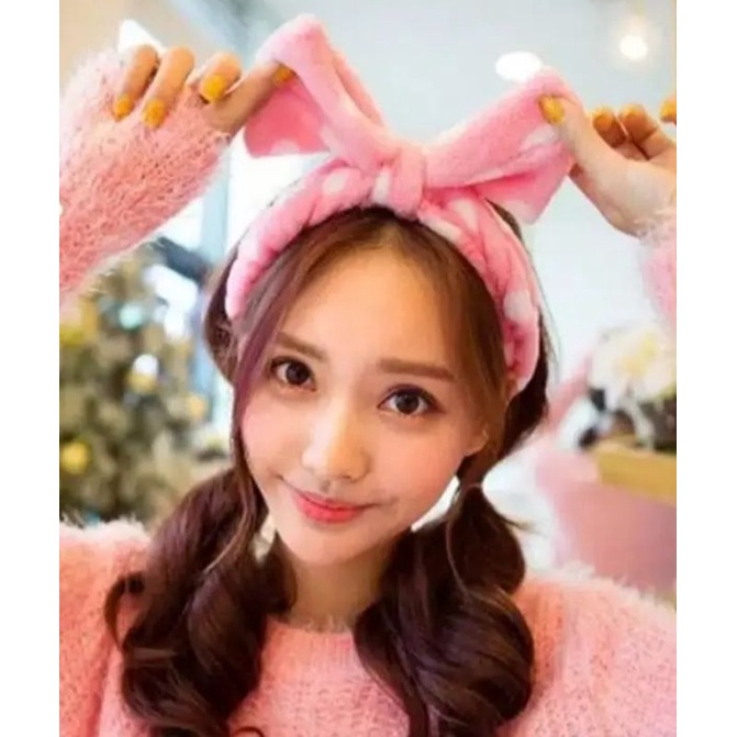 Bandana Bando Mandi Hair Band Pita Besar Korea Fashion Import