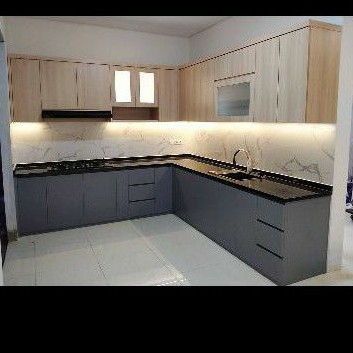 Jual Kitchen Set Minimalis Harga Per Meter Custom Mewah | Shopee Indonesia