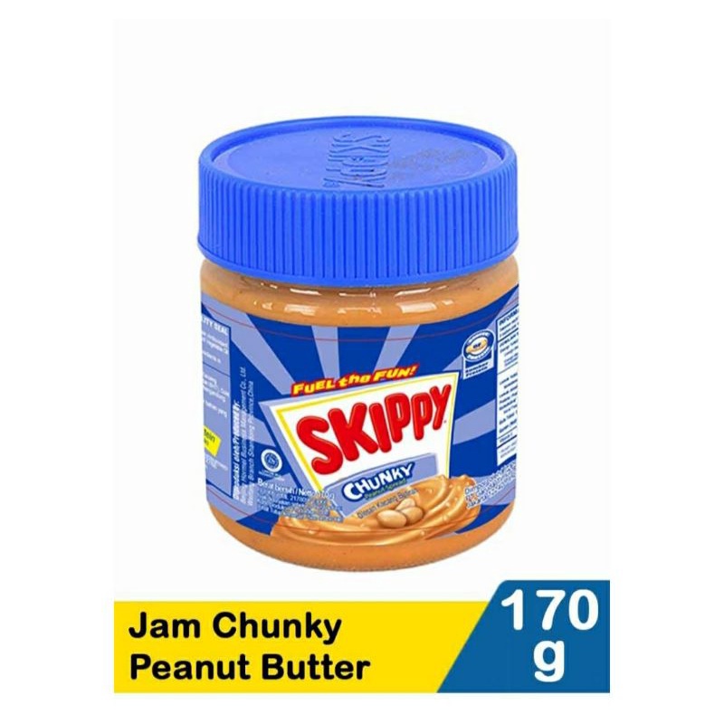 Skippy Jam Chunky Peanut Butter 170G