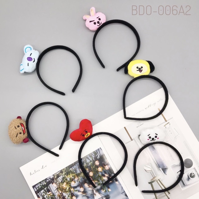 Ecer Bando Bandana BTS BT21 karakter 1pc