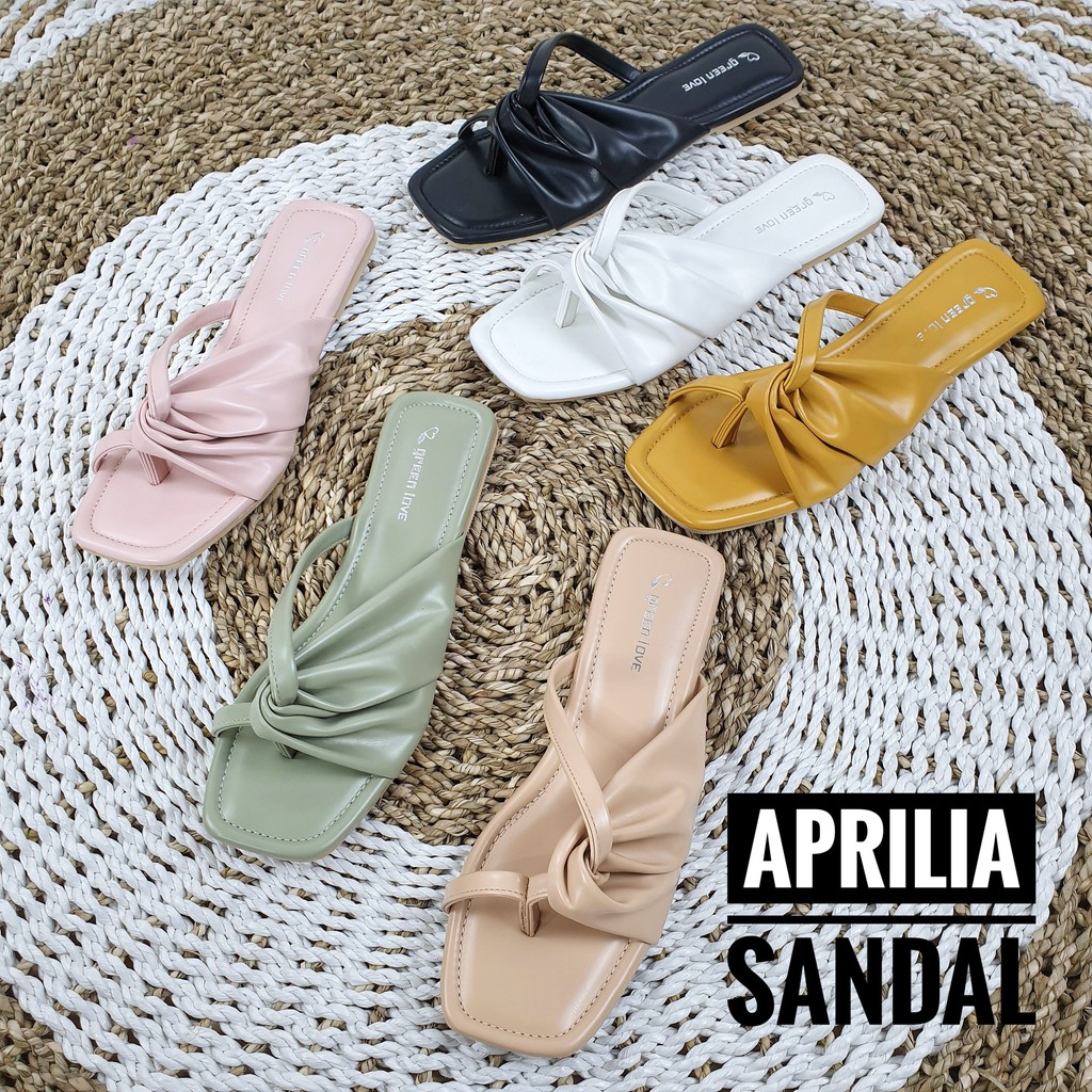 Diskon (ATM) Green Love Sandal Wanita APRILIA Terkini Termuurah 2026