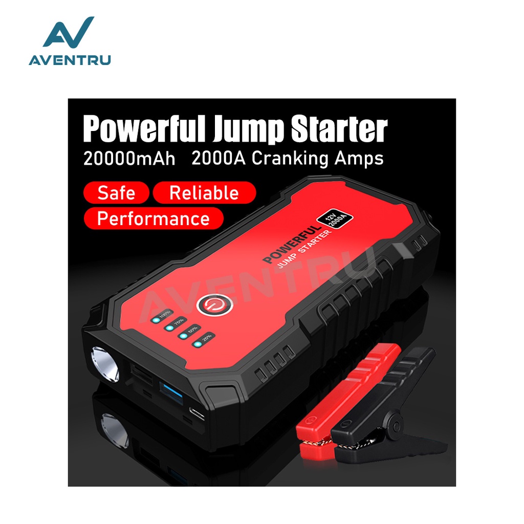 Power Bank Jumper Aki Mobil Truk Kapal Portable Car Jump Starter