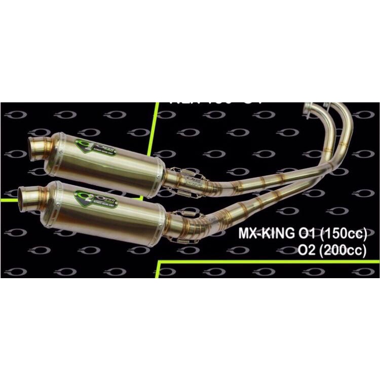 KNALPOT MX KING RACING OZZA |TYPE O1 / O2