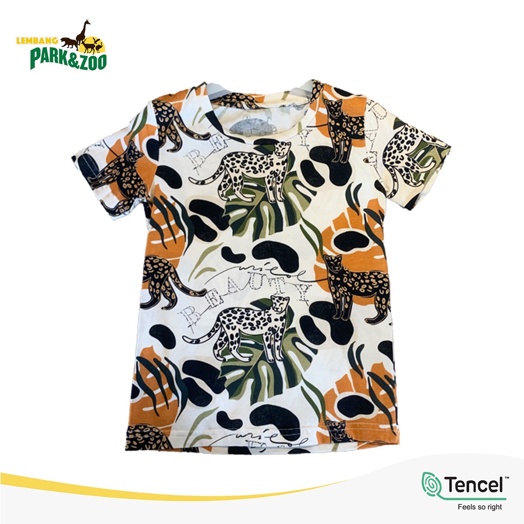 Lembang Park &amp; Zoo - T Shirt Fullprint Kids K motif Zoo 4 ( Anak Umur 1-3 Tahun ) Unisex / Atasan Anak / Kaos Anak