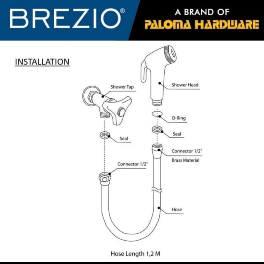 JET SHOWER WASHER  BIDET TOILET  CEBOK BILAS WC  BREZIO TSBZ 1101 CH