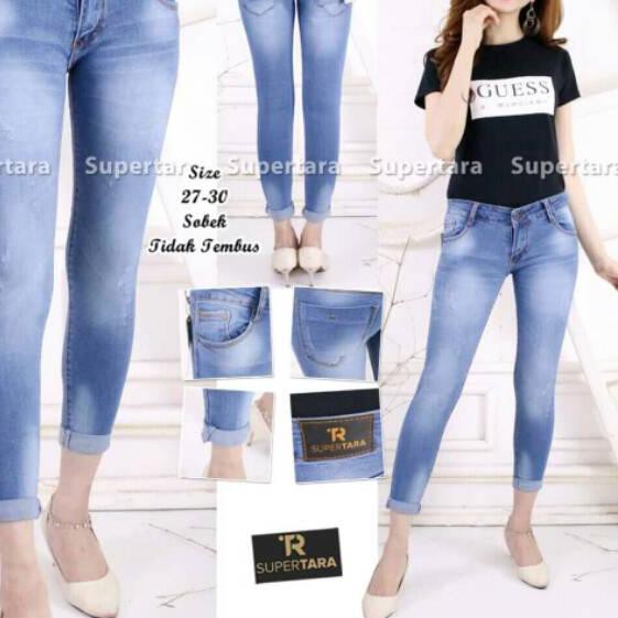 Billige Celana Jeans Wanita Supertara Murah Shopee Indonesia
