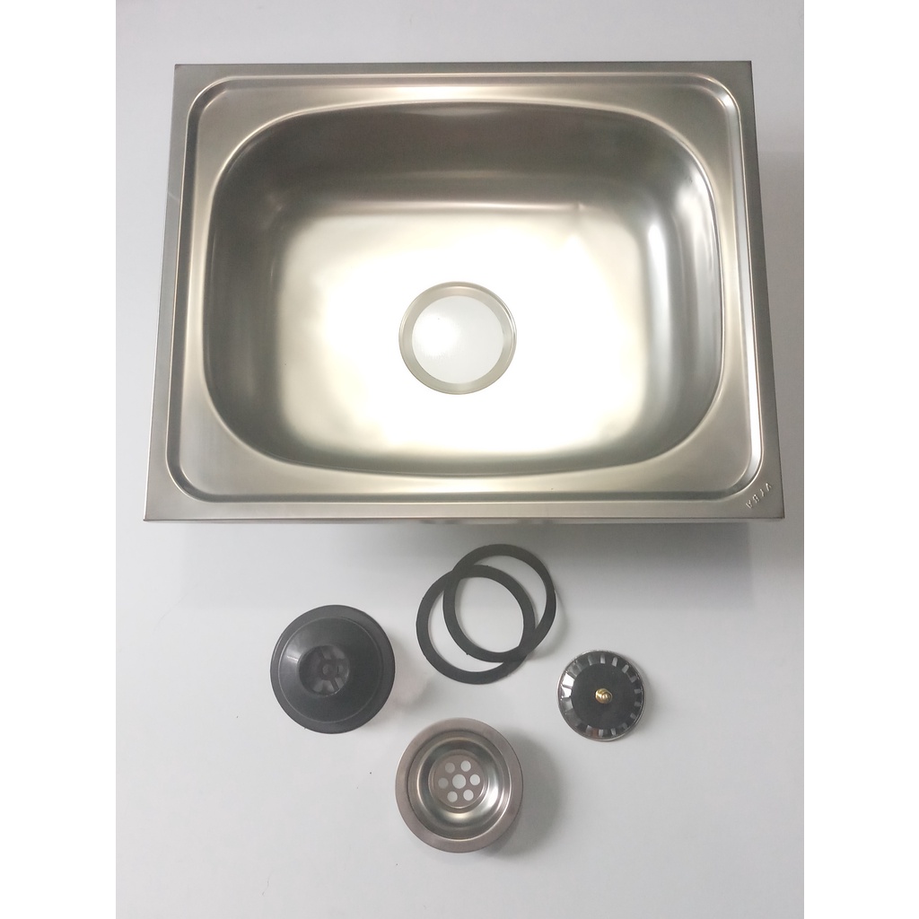 Bak cuci piring Stainless 50cm x 40cm - Kitchen sink 50cm (i935)