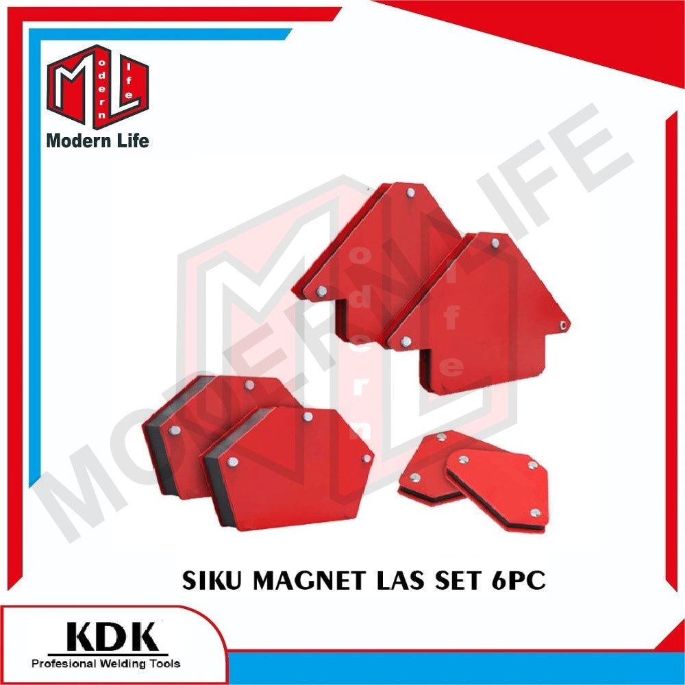 SIKU MAGNET LAS SET 6 PCS KDK / MAGNETIC WELDING HOLDER KDK SET 6PCS