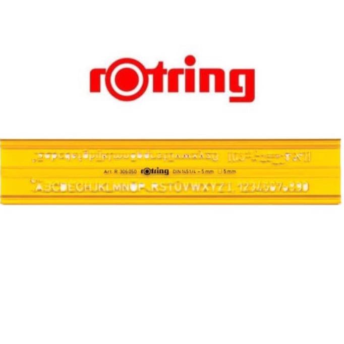 ROTRING MAL HURUF 0.5mm DIN