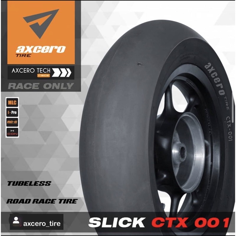 Ban Scoopy, Vespa, Mini GP - Axcero CTX-001 100/480-12 Tubeless