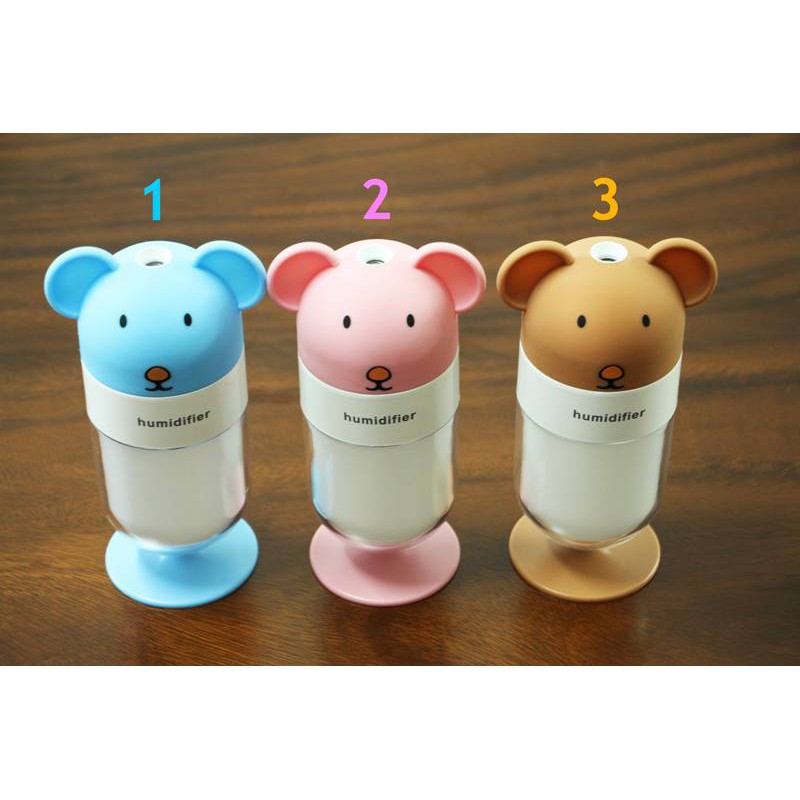 Usb Cute Mini Cartoon Pet Mouse Ultrasonic Humidifier Colorful  BD-830