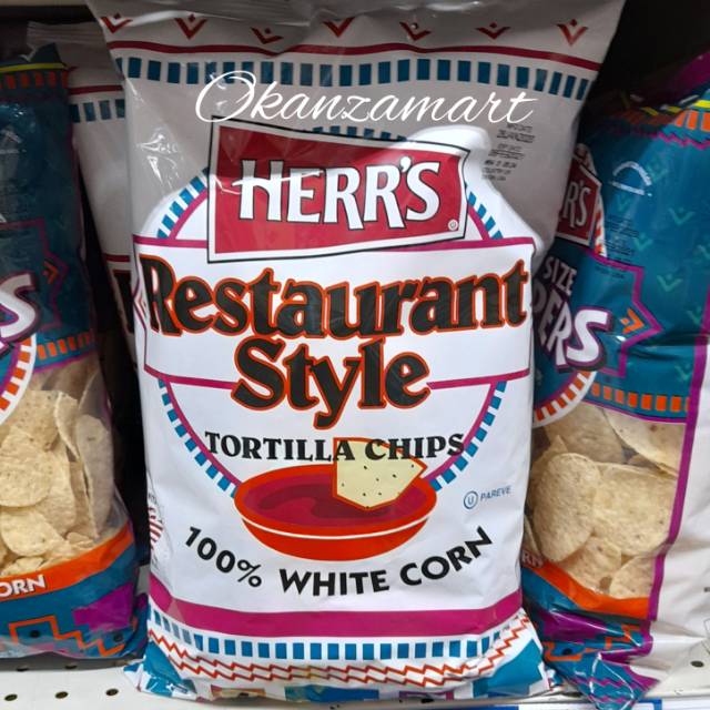 

Herr's Herrs Restaurant Style White Corn Tortilla Chips 255gr