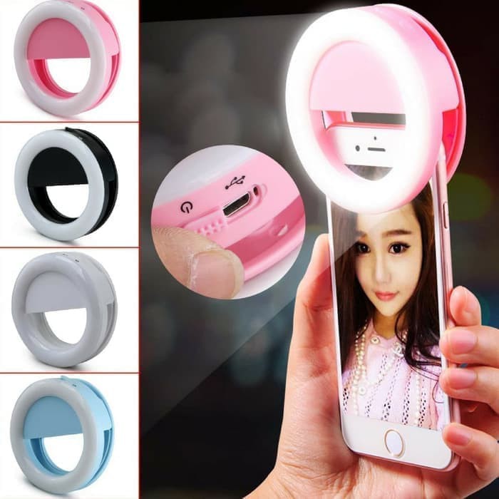 Trend-SELFIE RING LIGHT LED RECHARGEABLE FOR HP - LAPTOP - KAMERA