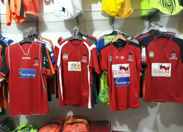 Jersey Persijap Jepara RETRO 2001 - 2007 Home Merah Full Printing Lokal