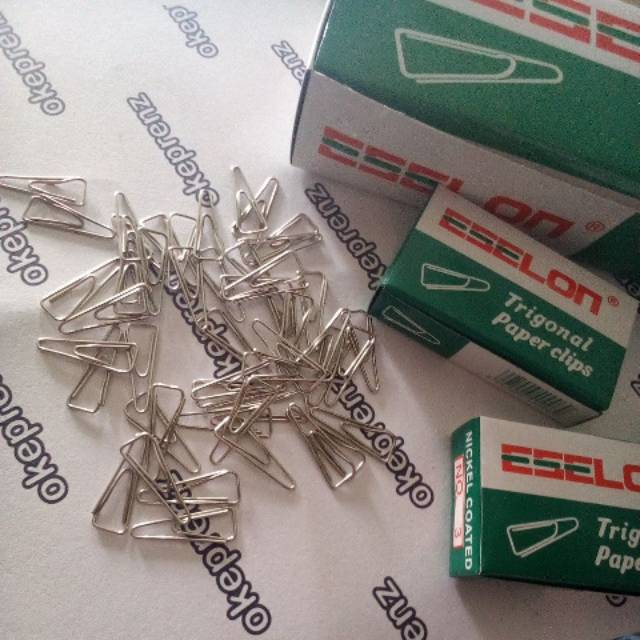 Trigonal clip no.3 - clip penjepit kertas