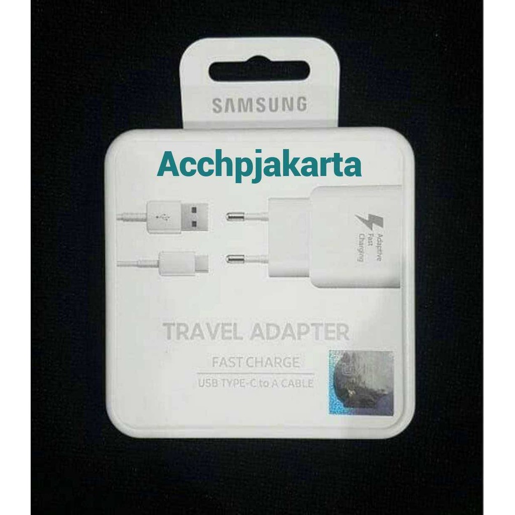 Charger Samsung S8 S9 S10 A50 A30 M30 M20 / S8 Plus / A3 2017 / A5 2017  / A7 2017 USB Type C Fast Charging Original