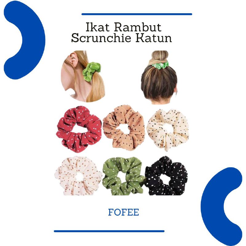 Jual Local Scrunchie Kunciran Ikat Rambut Hijab Cepol Anti Pusing Inner Shopee Indonesia 