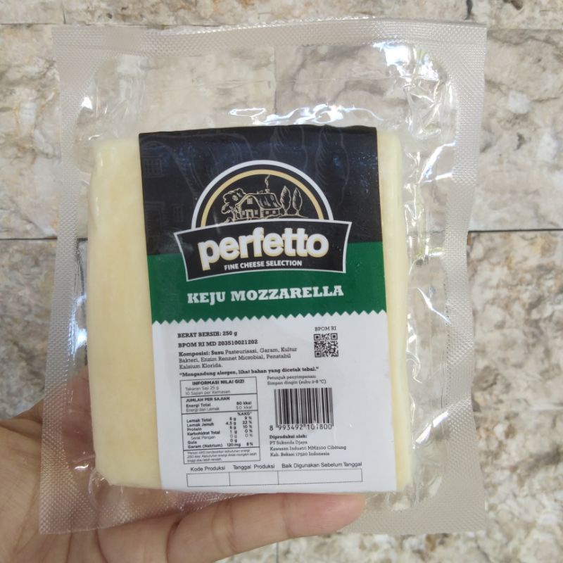 

Perfetto Keju Mozzarella 250 gram