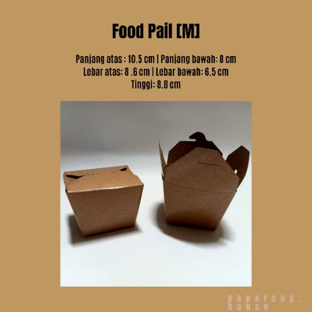 

FOOD PAIL UKURAN M / FOOD PAIL CRAFT