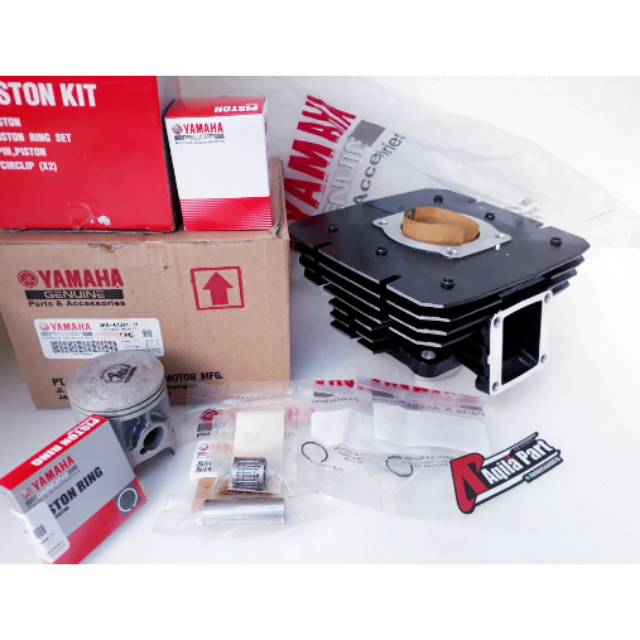 BLOK BLOCK SEHER BORING PLUS PISTON KIT SET YP1 DAN YP2 CEK VARIASI RXKING RX KING RX K ORIGINAL