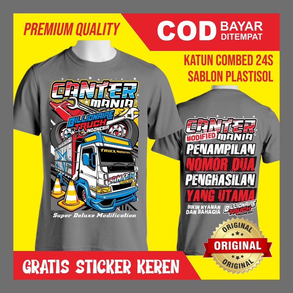 Kaos Truck Canter Mania Driver Muda BLL MODIFIED Kaos Truck Canter Mania Driver Muda BLL MODIFIED