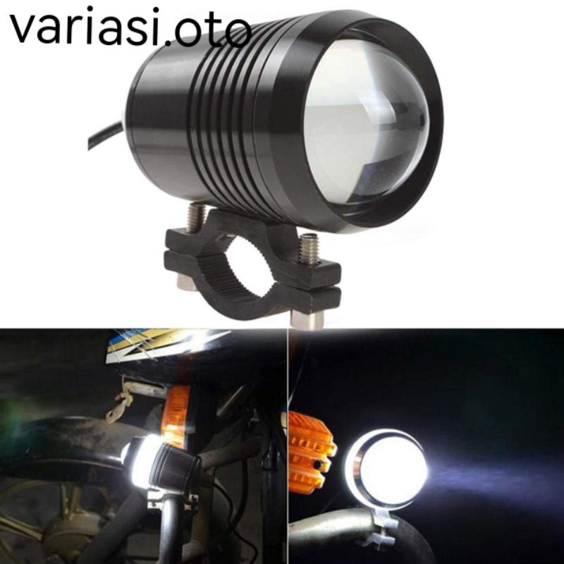 Lampu Sorot Motor Lampu Tembak LED Projie Projektor U1 Cree Putih Lampu Sorot Motor