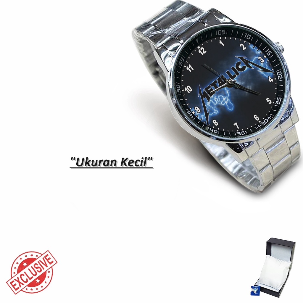 Jam Tangan Rantai Couple METALLICA BAND 02 (Awesome)