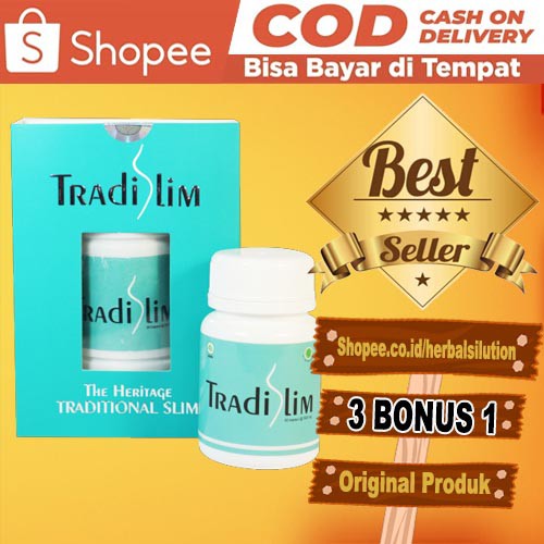 PELANGSING TRADISLIM ORIGINAL - Tradislim asli original 100% Obat Pelangsing Badan diet herbal