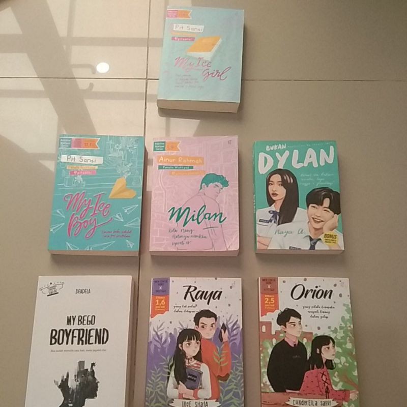 [PRELOVED] Novel My Bego Boyfriend, Bukan Dylan, Orion, Milan