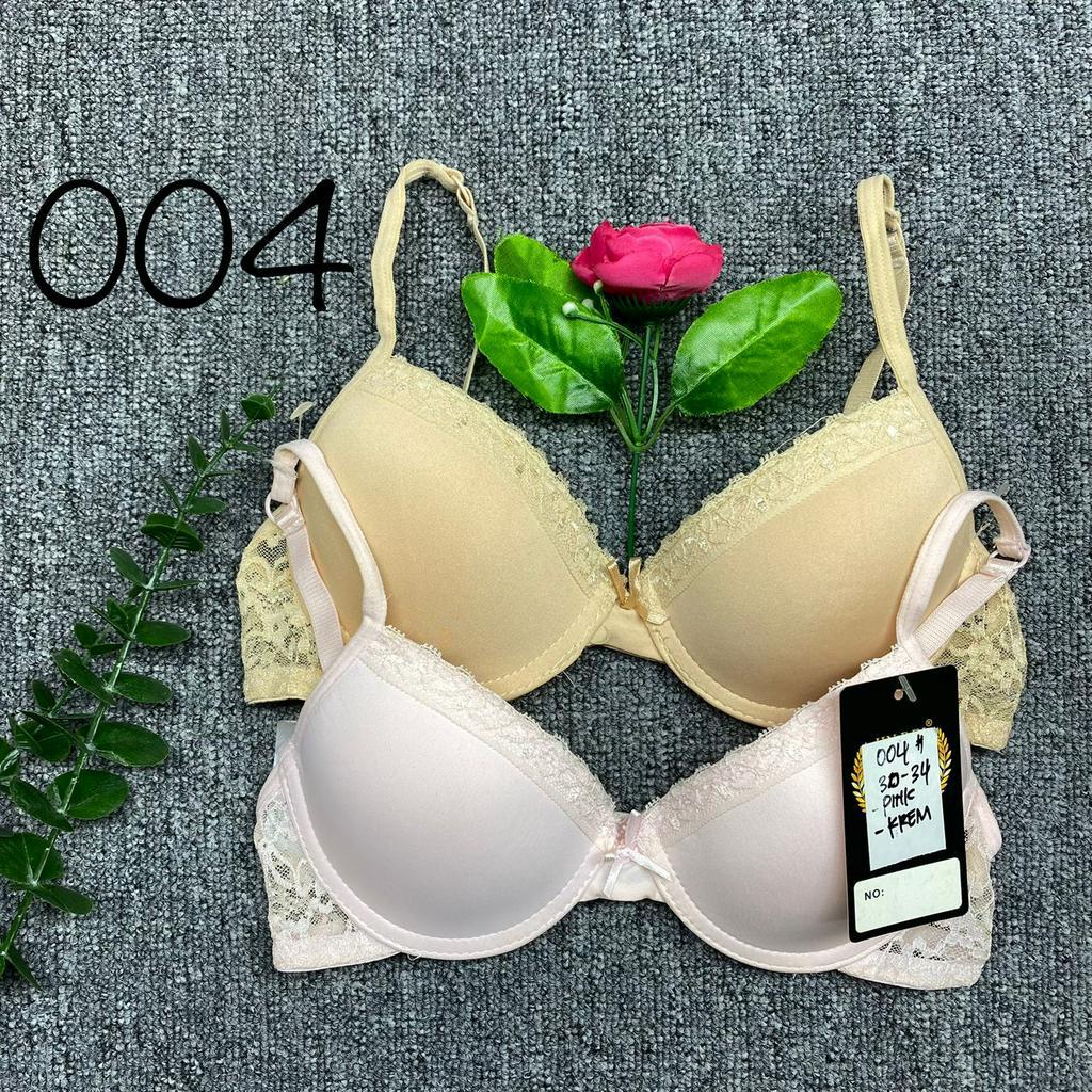 BRA / BH WANITA 004 KAWAT SIZE 30-34 KAIT 1 BAHAN HALUS PAKAIAN DALAM WANITA IMPORT